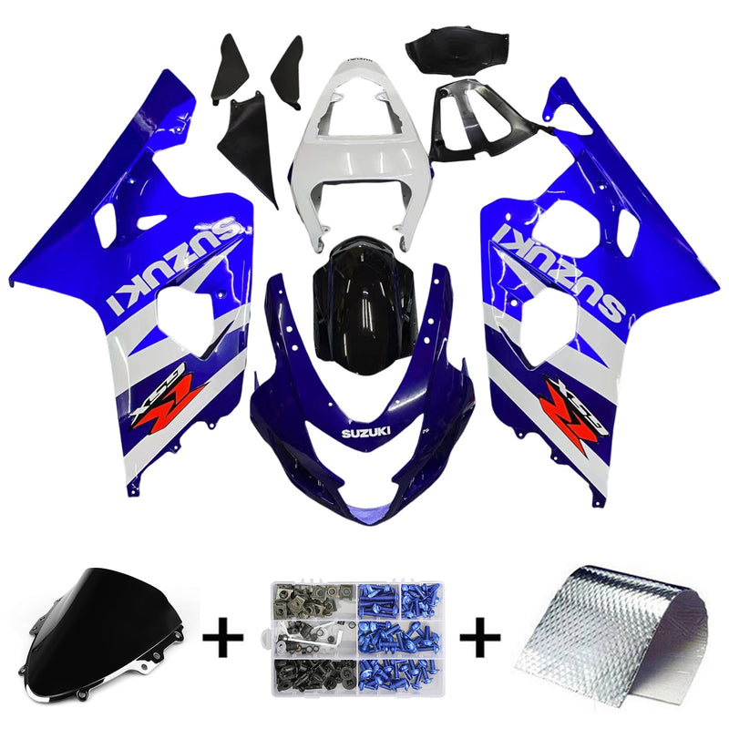 Suzuki GSXR 600/750 2004-2005 Verkleidungsset Karosserie Kunststoff ABS