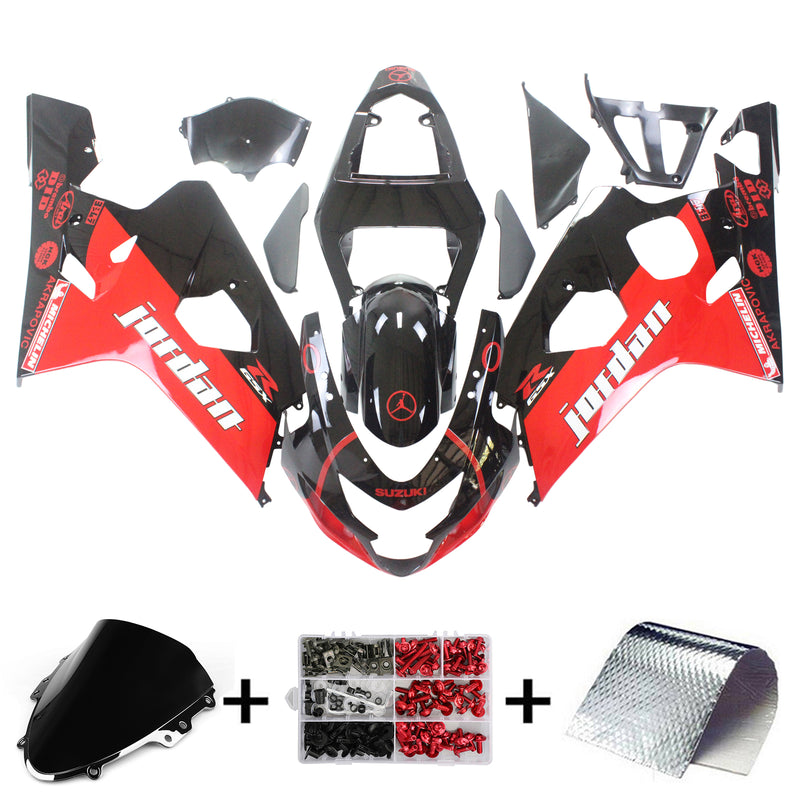 Suzuki GSXR 600/750 2004-2005 kåpa set kaross ABS