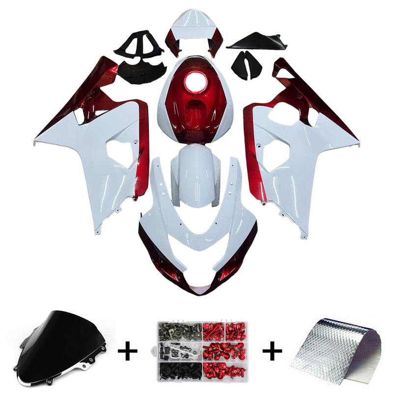 2004-2005 Suzuki GSXR 600/750 K4 Zestaw owiewek formowanych wtryskowo Korpus Plastik ABS