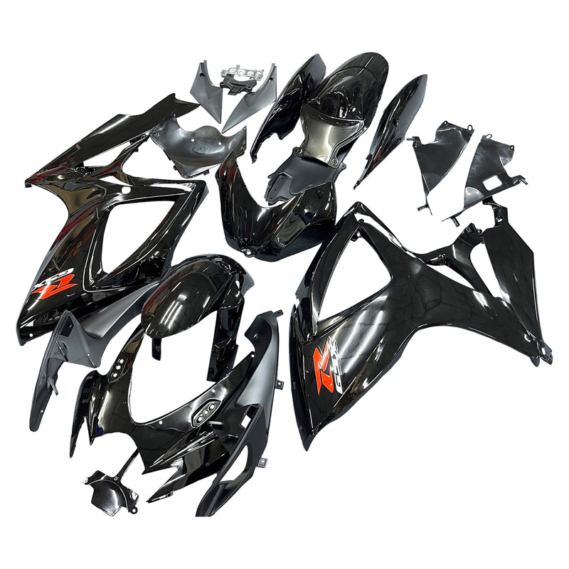 Suzuki GSXR 600 750 2006-2007 06 07 Black Generic Fairing Kit