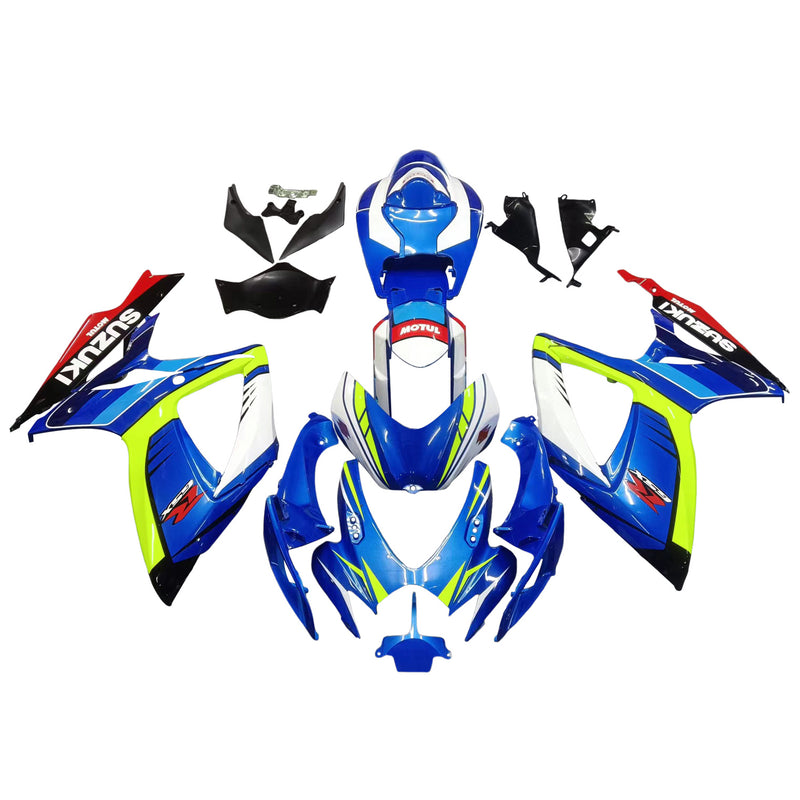 2006-2007 K6 Suzuki GSXR 600/750 Kit de carenagem de injeção de corpo de plástico