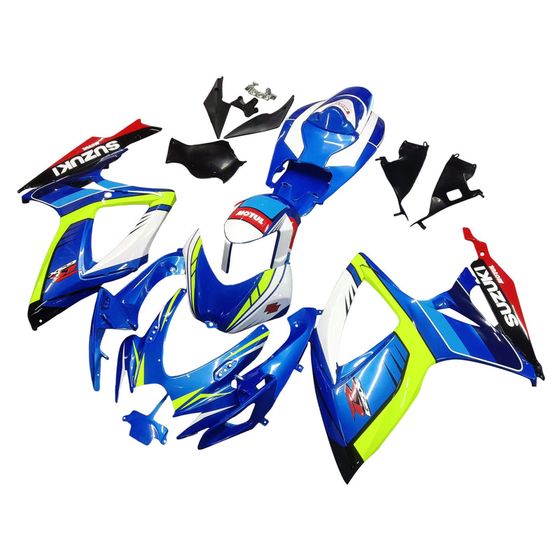 2006-2007 K6 Suzuki GSXR 600/750 injeksjonskinnesett karosseri plast