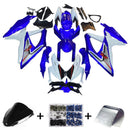 Kapotáž 2008-2010 Suzuki GSXR 600 750 bílá &amp; Blue GSXR Racing Generic