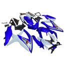 Kapotáž 2008-2010 Suzuki GSXR 600 750 bílá &amp; Blue GSXR Racing Generic