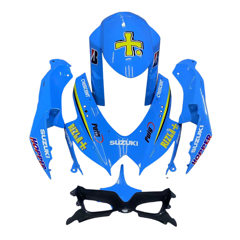 Carenagens 2008-2010 Suzuki GSXR 600 750 Azul Rizla Genérico