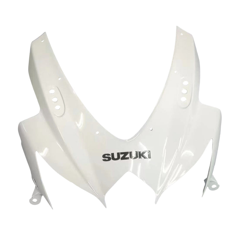 Fairings 2008-2010 Suzuki GSXR 600 750 Hvit Svart GSXR Generisk