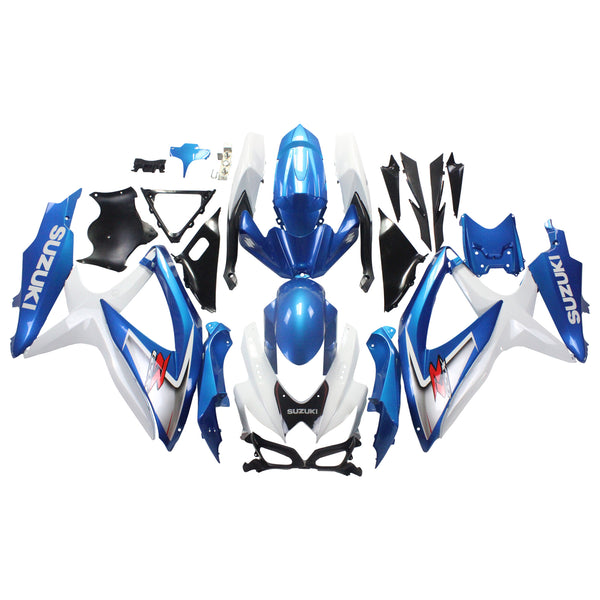 Suzuki GSXR 600/750 2008-2010 kåpa set kropp plast ABS K8