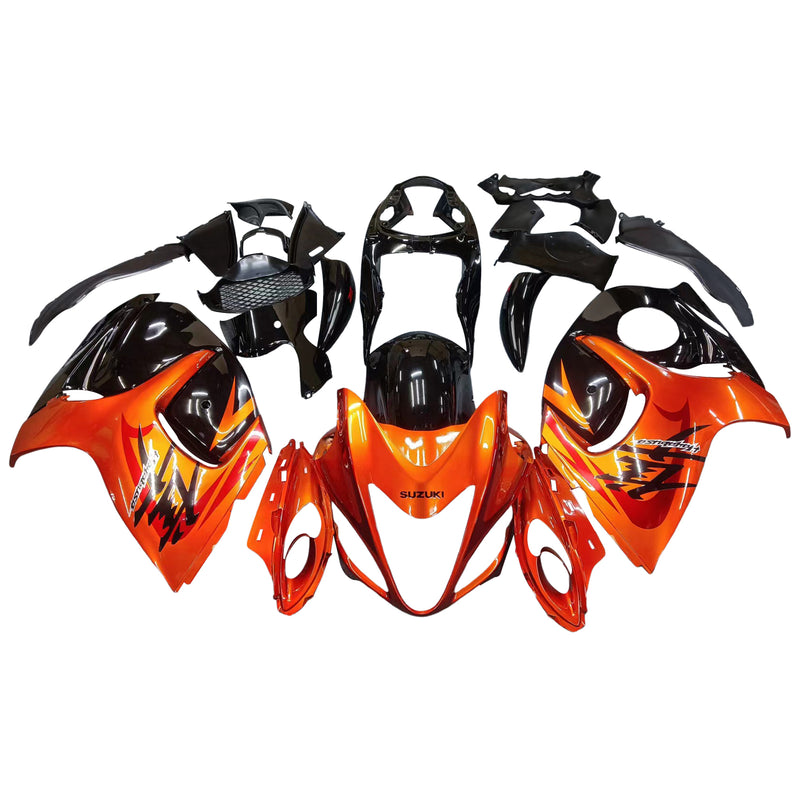 Fairings 2008-2020 Suzuki GSX 1300 Hayabusa Orange Metallic & Black Hayabusa Racing Generic