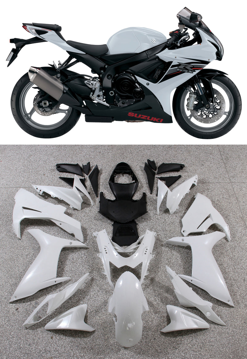 För GSXR 600/750 (2011-2023) K11 Body Panel ABS Formsprutningssats Generic