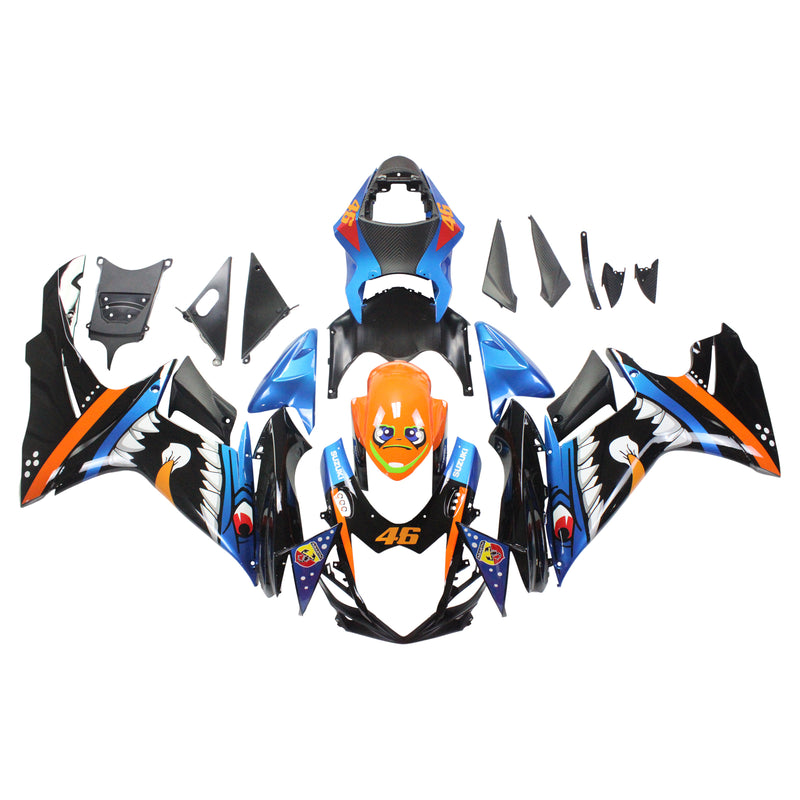 Suzuki GSXR 600/750 2011-2023 K11 kåpa set kropp plast ABS