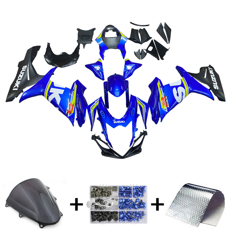 Amotopart Suzuki GSXR 600/750 2011-2023 K11 Zestaw owiewek Korpus Plastik ABS