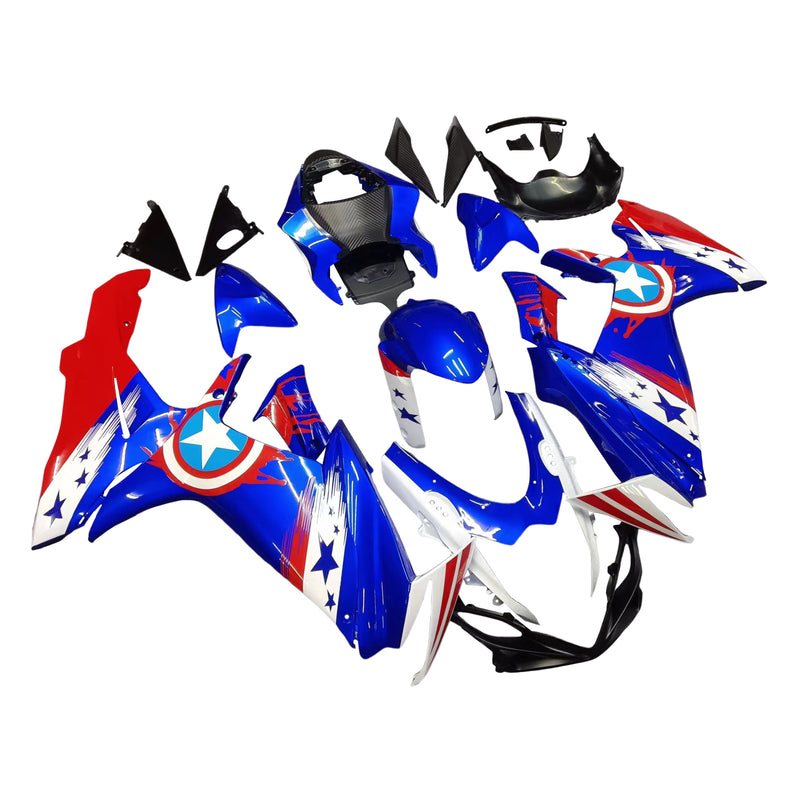 Amotopart Suzuki GSXR 600/750 2011-2023 K11 kåpesett Body Plastic ABS