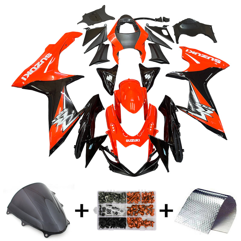 Amotopart Suzuki GSXR 600/750 2011-2023 K11 kåpa Set Body Plast ABS