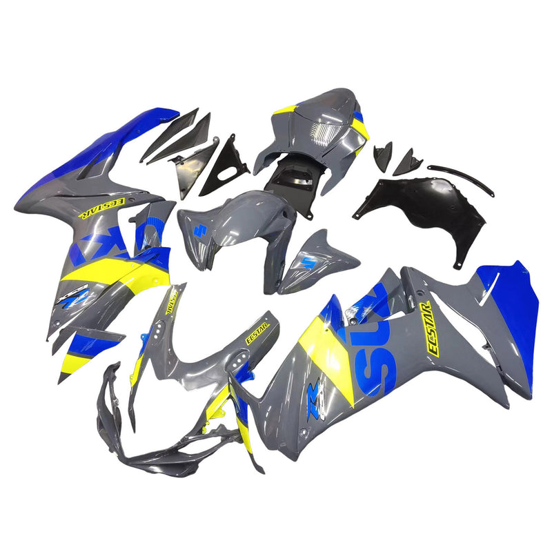 Amotopart Suzuki GSXR 600/750 2011-2023 K11 kåpa Set Body Plast ABS