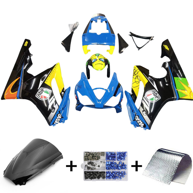 Amotopart Triumph Daytona 675 2006-2008 kåpesett Body Plastic ABS