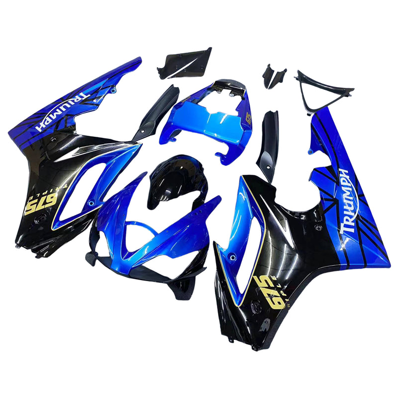 Amotopart Triumph Daytona 675 2006-2008 kåpesett Body Plastic ABS