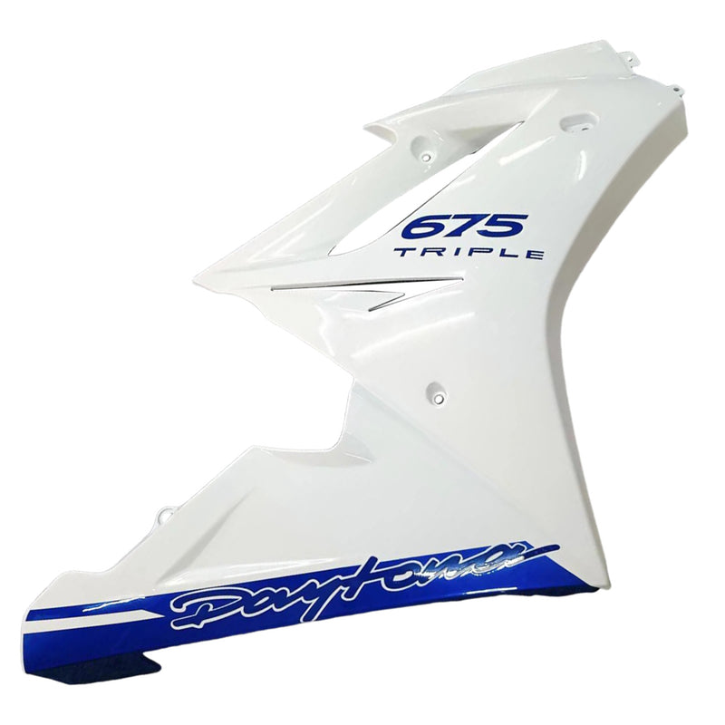 Fairings 2009-2012 Triumph Daytona 675 White Blue Daytona Generic