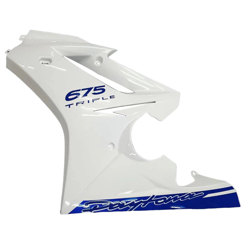 Fairings 2009-2012 Triumph Daytona 675 White Blue Daytona Racing Generic