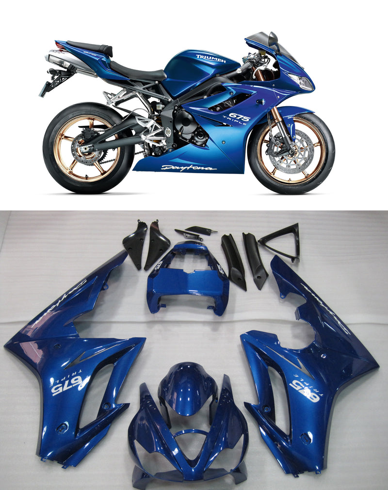 Fairings 2009-2012 Triumph Daytona 675 Blue Daytona Generic