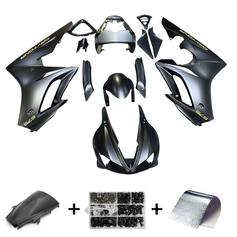 Fairings 2009-2012 Triumph Daytona Black 675 Racing Generic