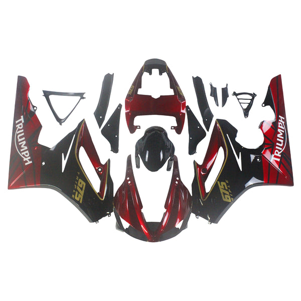 Amotopart Triumph Daytona 675 2009-2012 kåpa Set Body Plast ABS