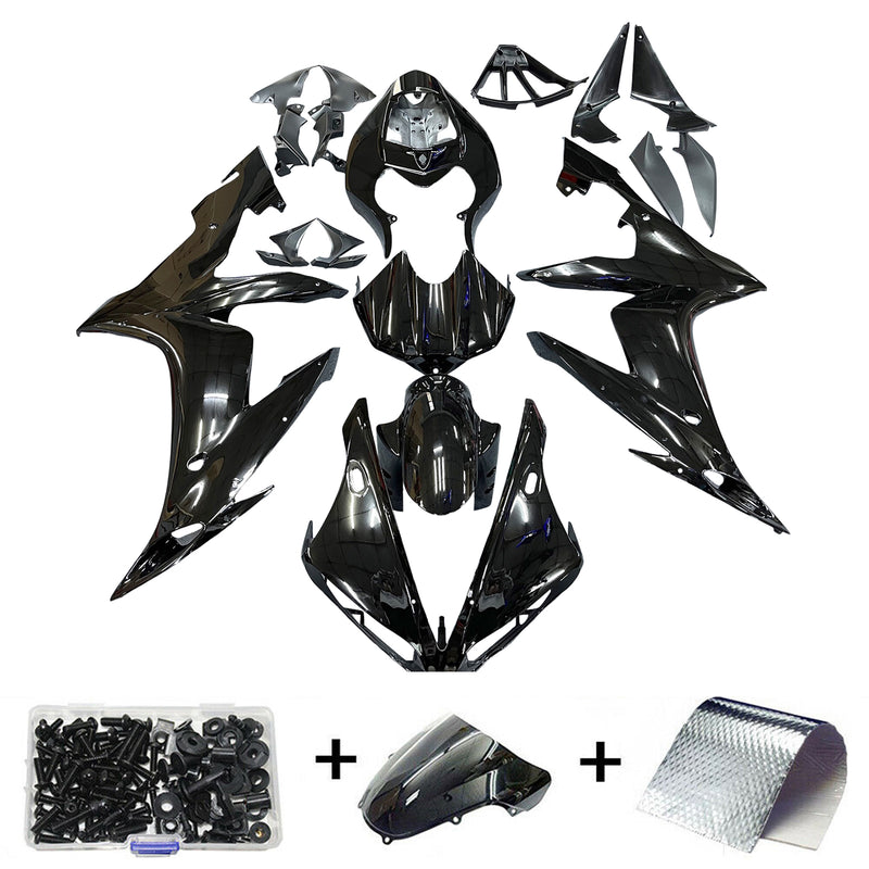 Kit de carenado para Yamaha YZF R1 2004 2005 2006 cuerpo ABS YZF-R1 04 negro brillante genérico