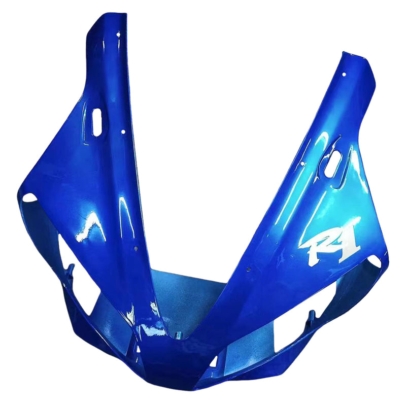 Kit de carenagem de plástico de injeção ABS para Yamaha YZF R1 2000-2001 azul genérico