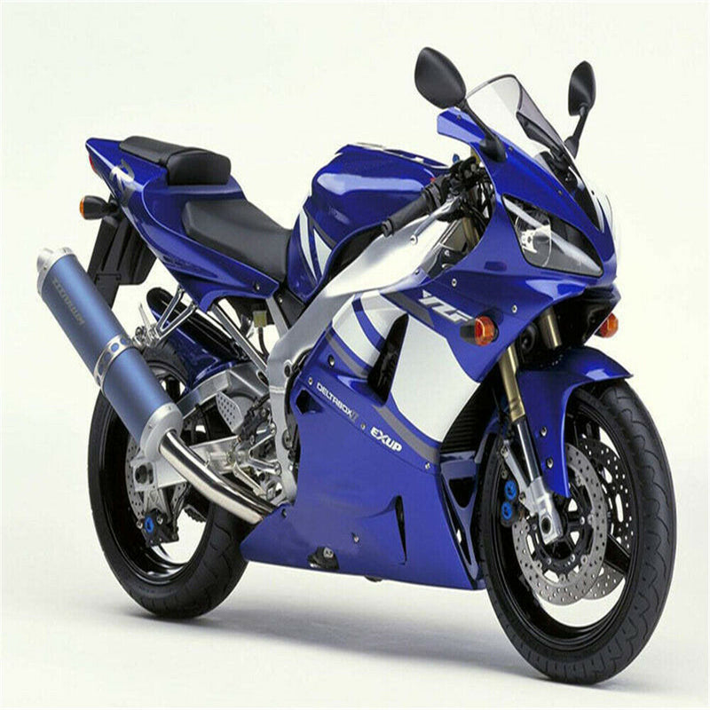 ABS-Einspritz-Kunststoff-Verkleidungsset für Yamaha YZF R1 2000–2001, Blau, generisch