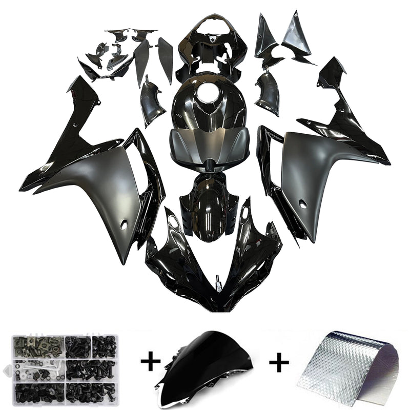 ABS Plastic Fairing Kit for Yamaha YZF R1 2007-2008 Gloss Matte Black Generic