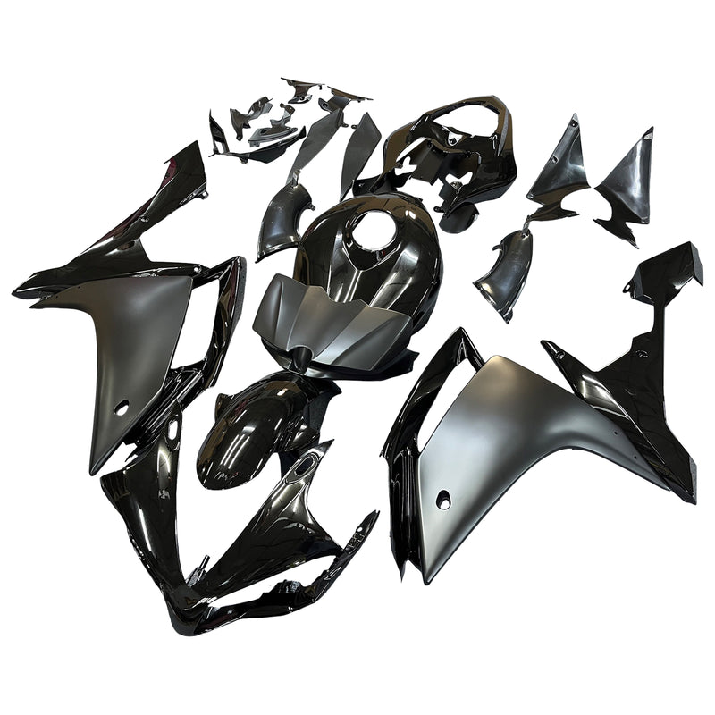 ABS Plastic Fairing Kit för Yamaha YZF R1 2007-2008 Glans Matt Svart Generic