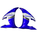 Verkleidungs-Einspritz-Kunststoff-Set, passend für Yamaha 2003 2004 YZF R6, Blau, Weiß, generisch