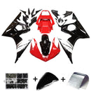 Kit carenado plastico de inyeccion apto para Yamaha 2003 2004 YZF R6 rojo blanco generico