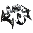 Kit de plástico de inyección de carenado con pernos para Yamaha 2005 YZF R6 negro brillante genérico