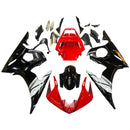 Kit de plástico de inyección de carenado con kit de tornillos para Yamaha 2005 YZF R6 Rojo Blanco Genérico