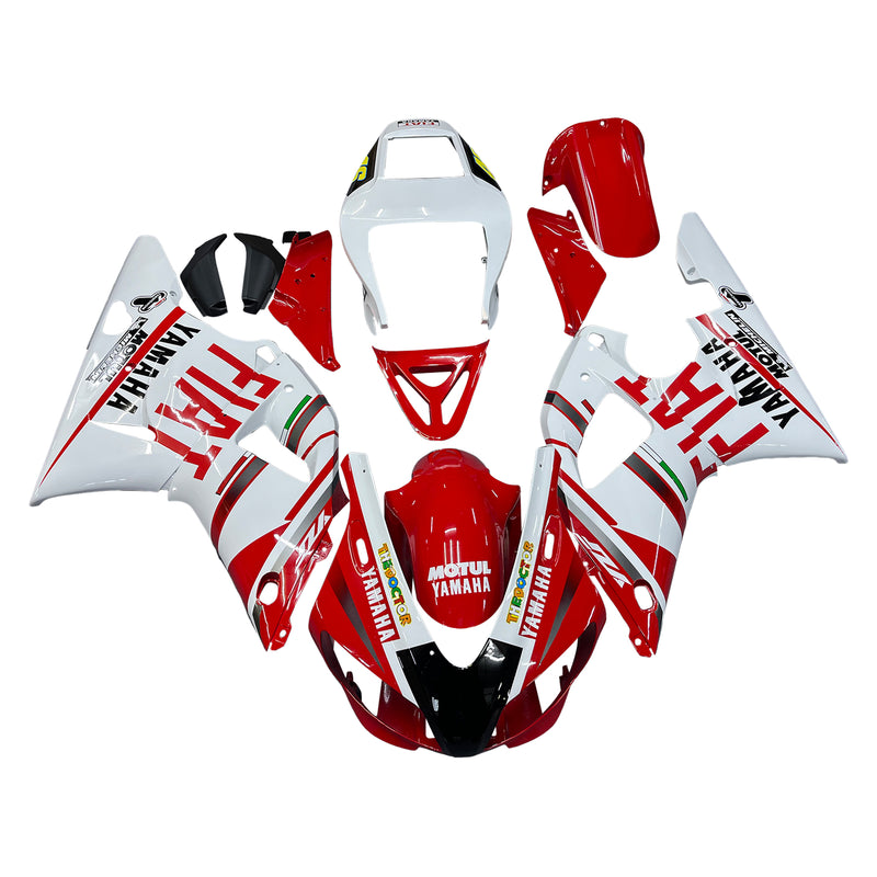 Fairings YZF 1000 R1 (1998-1999) Body Fairing ABS sprøytestøpt plastsett 12 farger Generisk