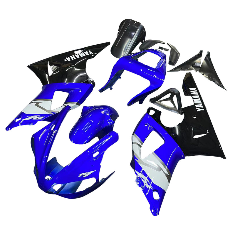 Carenagens 2000-2001 Yamaha YZF-R1 Azul Preto R1 Racing Generic