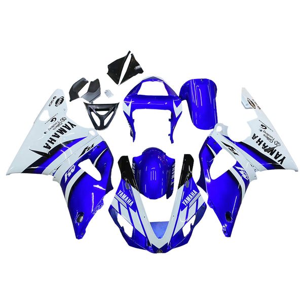 Fairings 2000-2001 Yamaha YZF-R1 Blå & Vit R1 Generisk