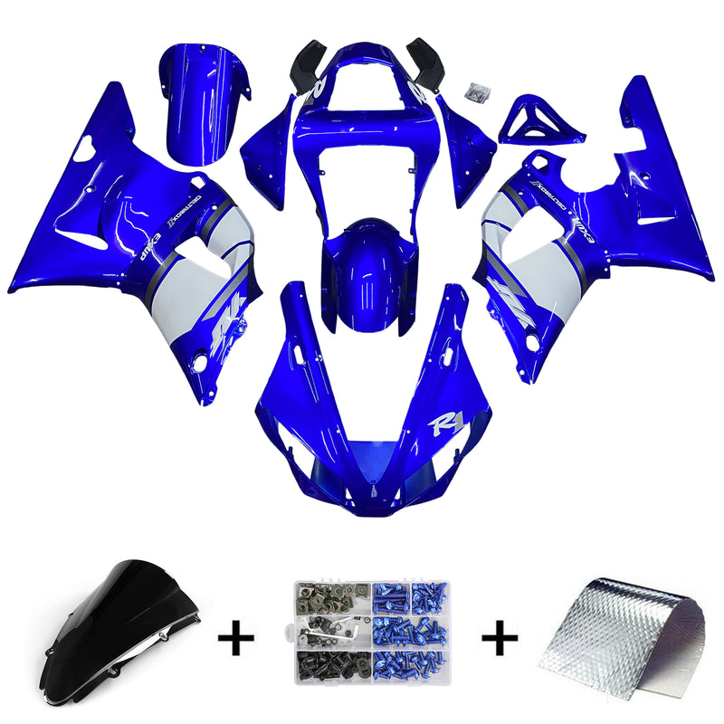 Kåpesett for Yamaha YZFR1 YZF-R1 YZF R1 2000-2001 Generisk