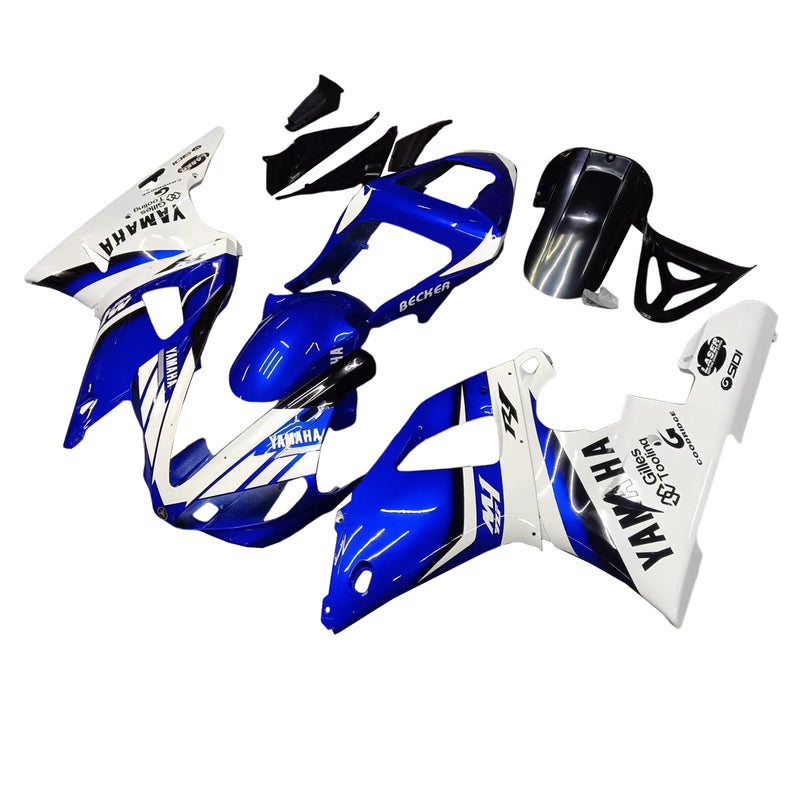 Amotopart Yamaha YZF 1000 R1 2000-2001 suojussarja, runko, muovi, ABS