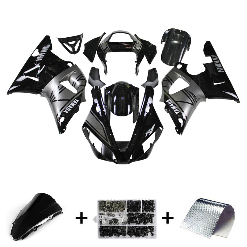 Conjunto de carenagens Amotopart para Yamaha YZF 1000 R1 2000-2001, corpo, plástico, ABS