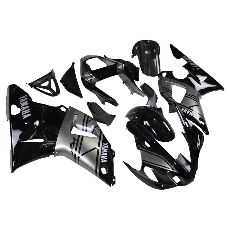 Conjunto de carenagens Amotopart para Yamaha YZF 1000 R1 2000-2001, corpo, plástico, ABS