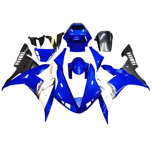 Para YZF 1000 R1 2002-2003 carenagem azul ABS kit de plástico moldado por injeção genérico