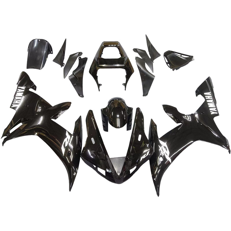 Fairings 2002-2003 Yamaha YZF-R1 All Black R1 Racing Generic