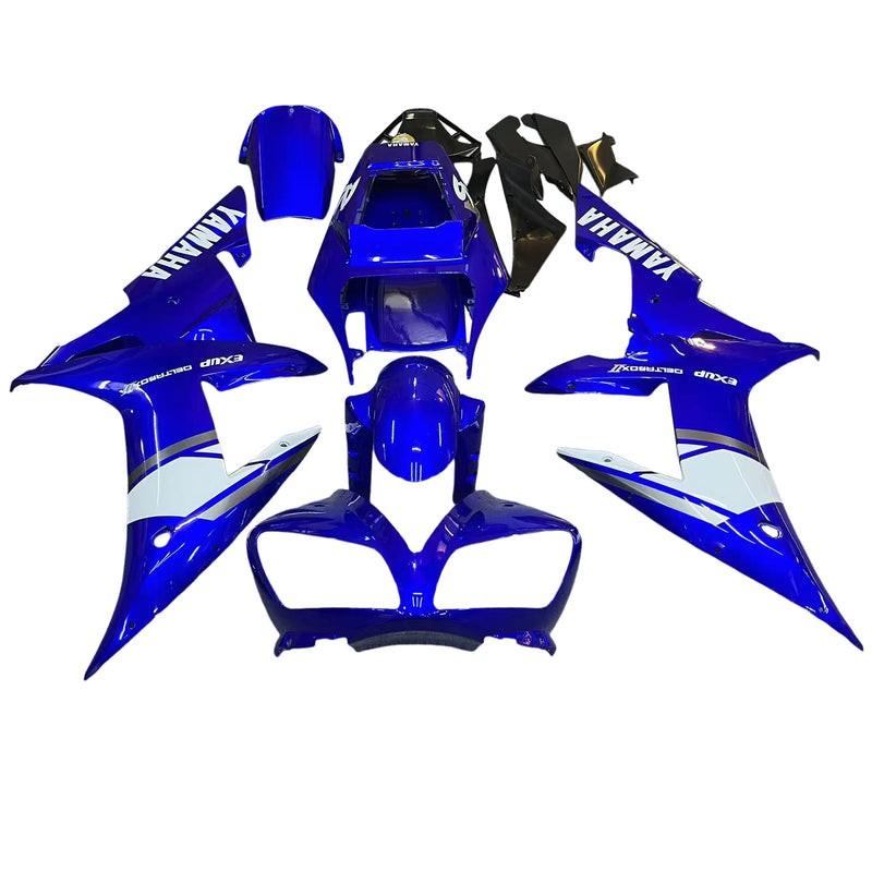 Carenados 2002-2003 Yamaha YZF-R1 Super Azul R1 Racing Genérico