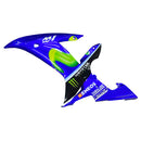 Amotopart Yamaha YZF-R1 2002-2003 kåpesett, kropp, plast, ABS