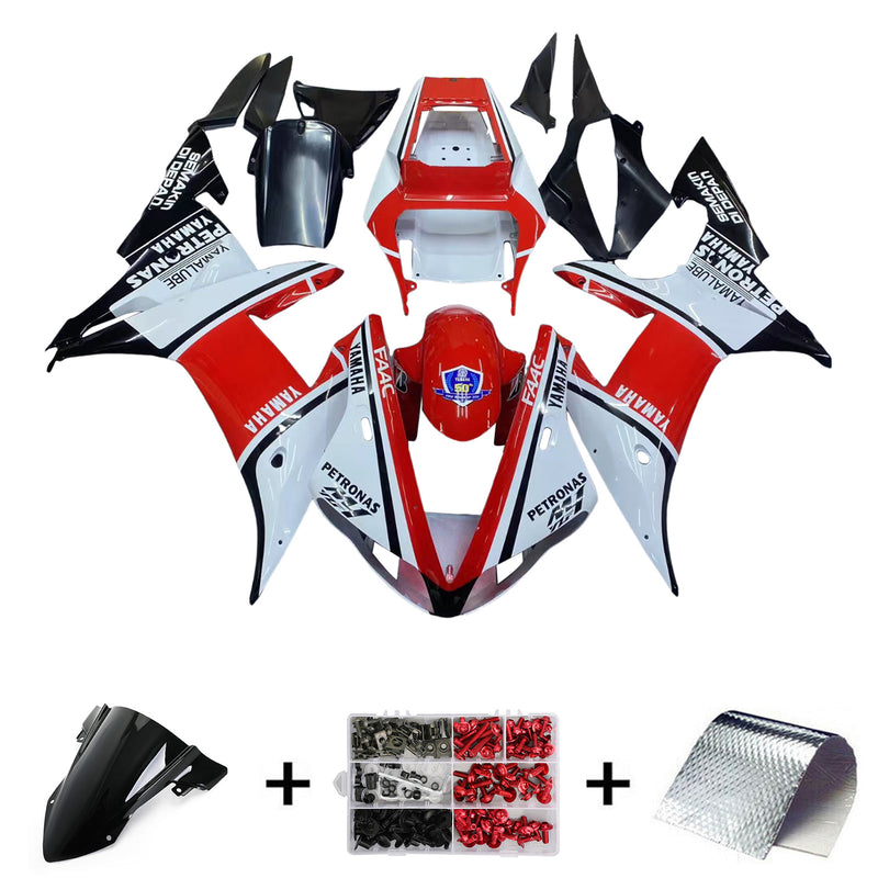 Injection Fairing Kit Body Plast ABS Passar Yamaha YZF 1000 R1 2002-2003
