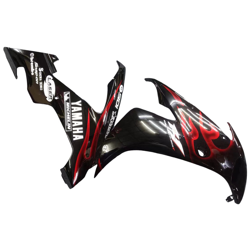 Vaipat 2004-2006 Yamaha YZF-R1 Black & Red Flame R1 Generic