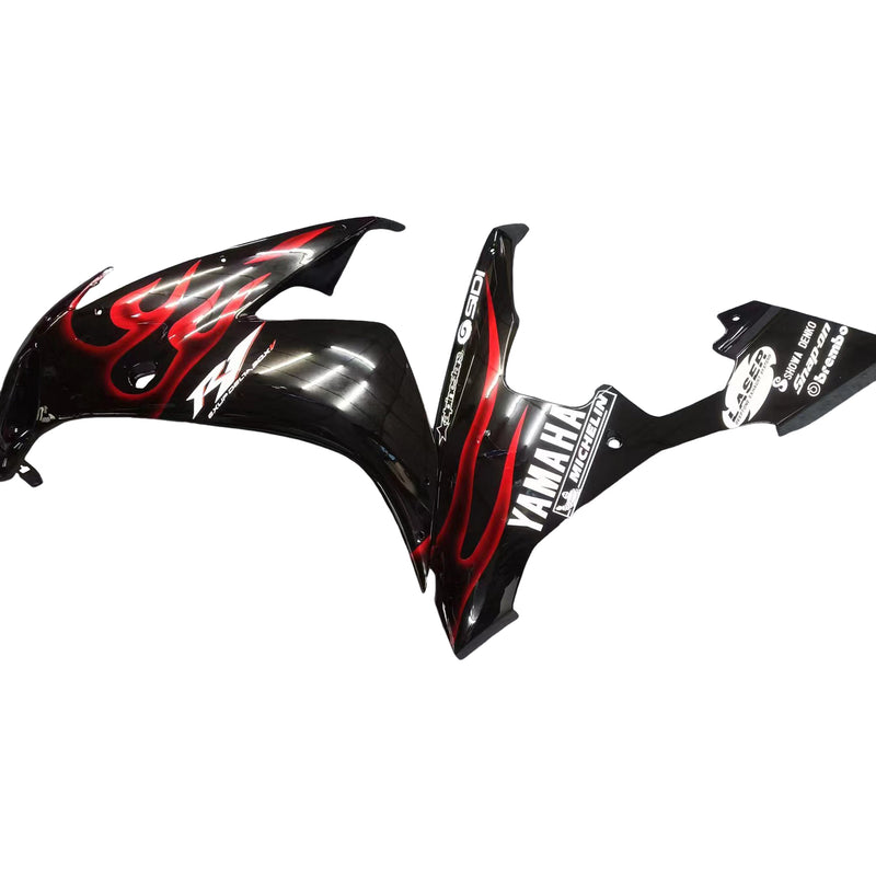 Verkleidungen 2004-2006 Yamaha YZF-R1 Black &amp; Red Flame R1 Generic