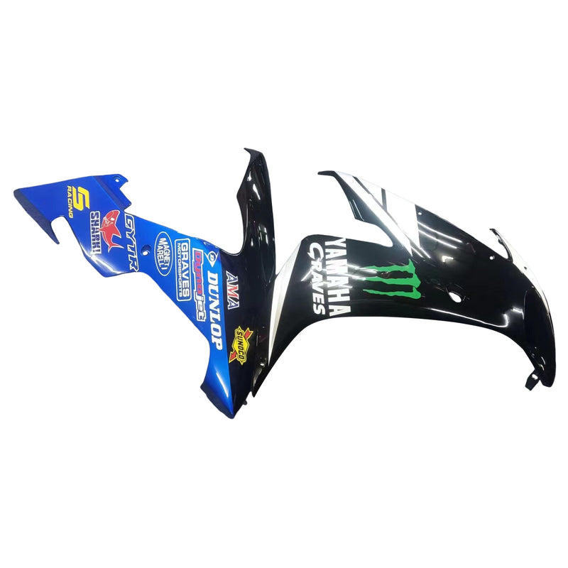 Amotopart kåpesett for Yamaha YZF 1000 R1 2004-2006, kropp, plast, ABS