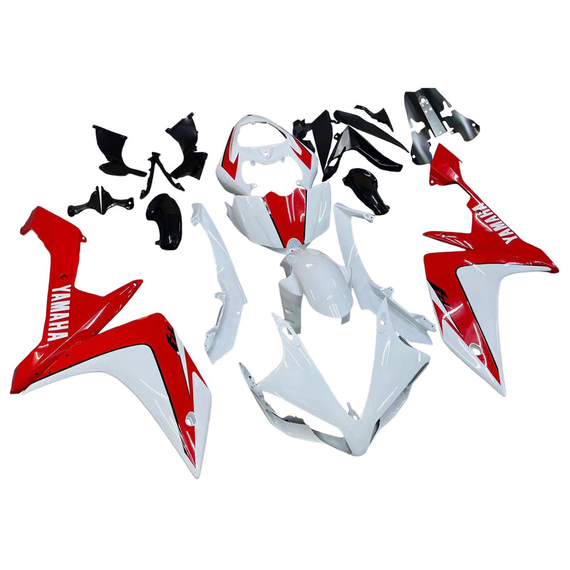 Fairings 2007-2008 Yamaha YZF-R1 Hvit & Rød R1 Generisk